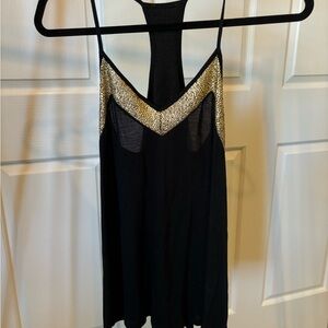 Black and Gold Women's Top